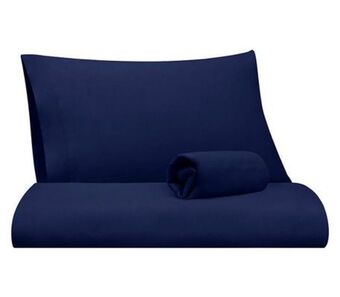 Muebles América Juego de sábanas matrimonial polux marino oferta