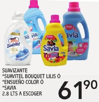 Alsuper Suavizante Suavitel Bouquet Lilis Ó Ensueño Color Ó Savia 2,8lts a Escoger oferta