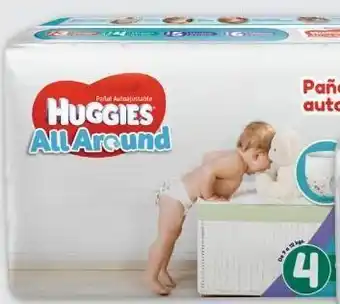 Pañales huggies all around etapa 3 o 4 40 pzas