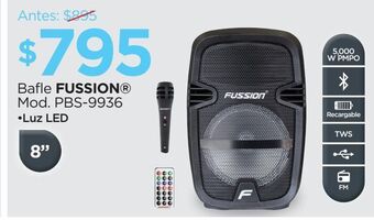 Chedraui Bafle fussion mod. pbs-9936 8" oferta