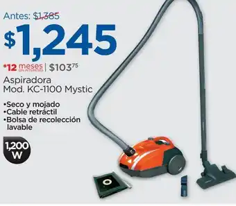 Chedraui Aspiradora koblenz mod. kc-1100 mystic 1200w oferta