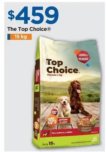 Chedraui Alimento para perros the top choice 15kg oferta