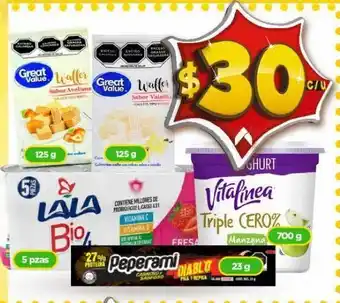 Galleta waffer great value sabor vainilla 125g