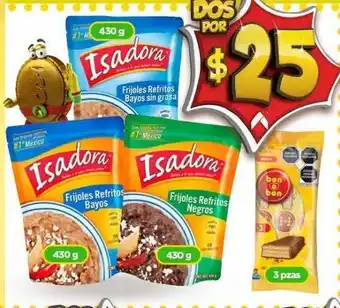 Bodega Aurrerá Frijoles refritos isadora 430g oferta