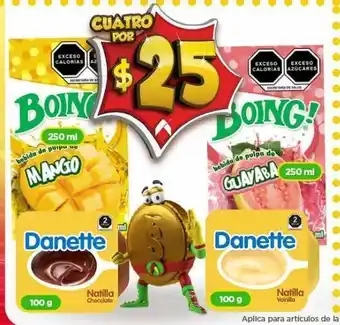 Bodega Aurrerá Bebida de pulpa de mango boing 250ml oferta