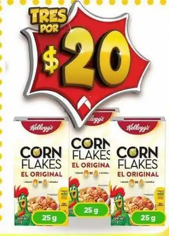 Bodega Aurrerá Cereal corn flakes kellogg's 25 g oferta