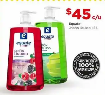 Bodega Aurrerá Jabón líquido ecuate 1,2l oferta