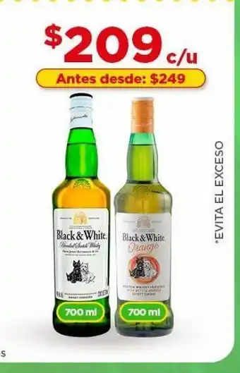 Whisky black & white 700ml