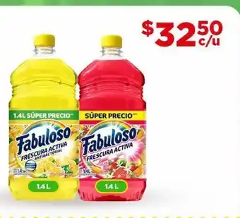 Bodega Aurrerá Limpiador fabuloso frescura activa 1,4l oferta