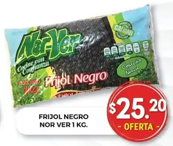 SuBodega Frijol Negro Nor-Ver 1kg oferta