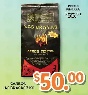 Carbón Vegetal Las Brasas 3kg