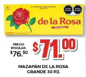 Mazapán de la Rosa Grande 30pz
