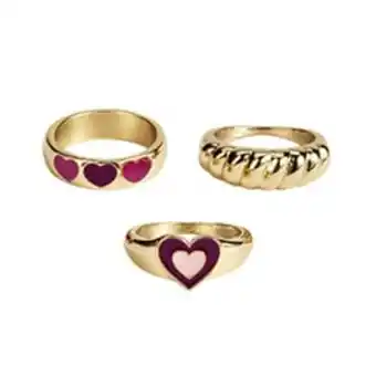 Set de anillos x3 lover