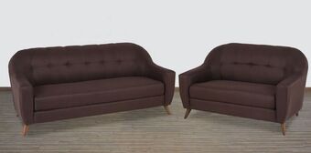 Muebles Dico Juego de 2 love seat nordic café oferta