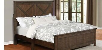 Cama queen size carter café