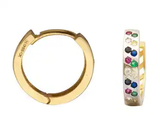 Coppel Arracadas de oro 10k sentimientos oferta