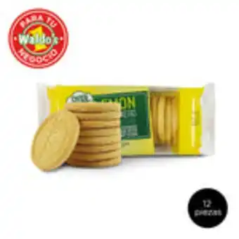 Waldos Ovenbaked fudge lemon cookies 241 gr (12 piezas) galletas por mayoreo sabor limón oferta