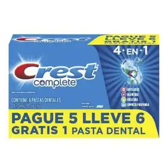 Sam's Club Pasta dental crest complete 6 pzas de 100 ml oferta