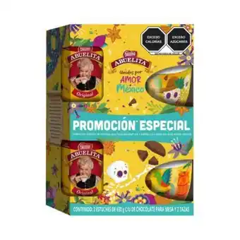 Sam's Club Chocolate de mesa abuelita 2 pzas de 630 g + 2 tazas de regalo oferta