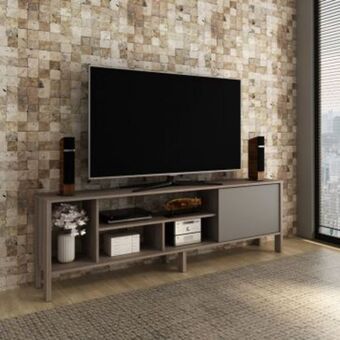 Rack para tv pantalla de 65'' olaya café