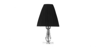 Muebles Dico Lámpara cristal delfín gama lux negro oferta
