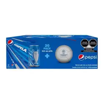 Sam's Club Refresco pepsi edición champions premium 20 pzas de 335 ml c/u oferta