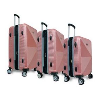 El Bodegón Set de viaje mccarthy 3 piezas rosa mondo-3 oferta