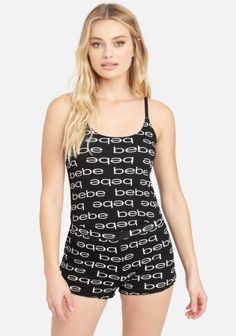 Bebe logo cami short set