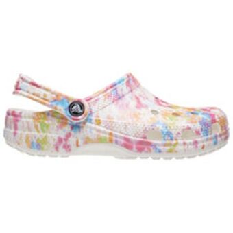 Classic tie-dye graphic clog