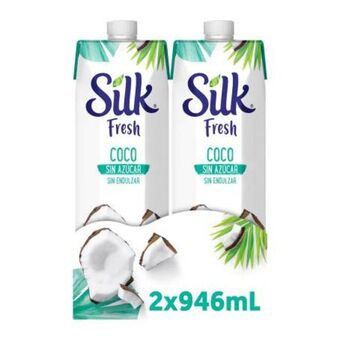 Sam's Club Alimento líquido silk fresh coco sin azúcar 2 piezas de 946 ml c/u oferta