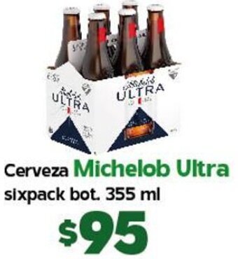 Cerveza Michelob Ultra Sixpack bot. 355ml