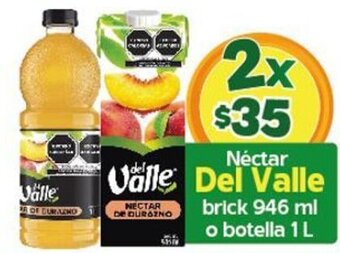 Néctar Del Valle Brick 946ml o Botella 1L