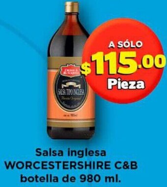 Super Aki Salsa Inglesa Worcestershire C&B Botella de 980ml oferta