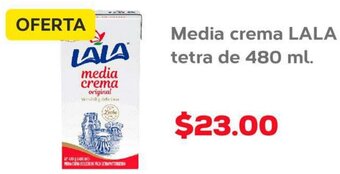 Media Crema Lala Tetra de 480ml