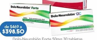 Farmacia San Pablo Dolo-neurobión forte 50mg 30 tabletas oferta
