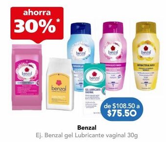 Farmacia San Pablo Benzal gel lubricante vaginal 30g oferta