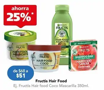 Farmacia San Pablo Fructis hair food coco mascarilla 350ml oferta