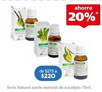 Farmacia San Pablo Soria natural aceite esencial de eucalipto 15 ml oferta
