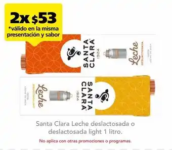 Farmacia San Pablo Santa clara leche light deslactosada 1 l oferta