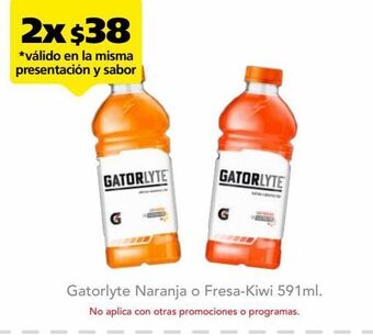 Farmacia San Pablo Gatorlyte bebida con electrolitos sabor naranja 591 ml oferta