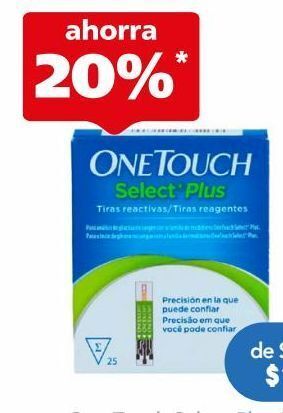 Farmacia San Pablo One touch select plus tiras reactivas 25 piezas oferta