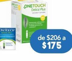 Farmacia San Pablo One touch delica plus lancetas estériles 100 pieza oferta