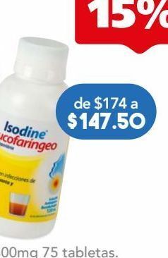 Isodine antiséptico bucofaríngeo 120 ml