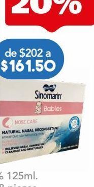 Farmacia San Pablo Sinomarin para bebés descongestionante 18 solución ampolleta agua de mar 5 ml oferta