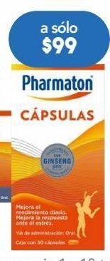 Farmacia San Pablo Pharmaton 30 cápsulas oferta