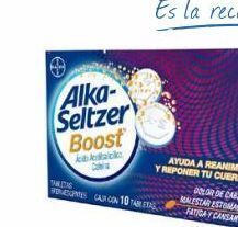 Alka seltzer boost dolor de cabeza, fatiga, cansancio y malestar estomacal