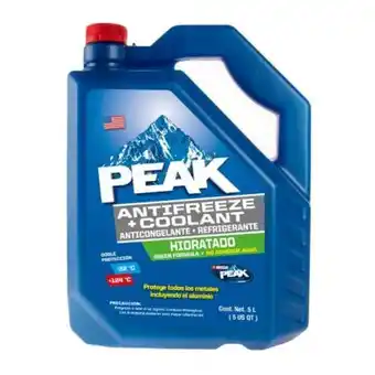 Sam's Club Anticongelante más refrigerante peak 5l oferta