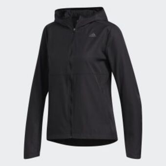 Adidas Chamarra rompevientos con gorro own the run oferta