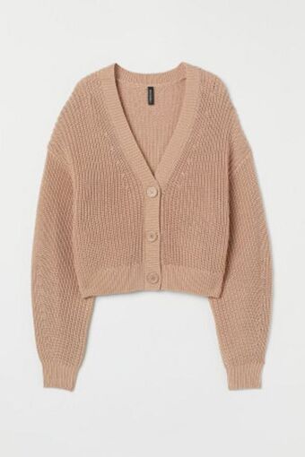 H&M Cárdigan en tejido acanalado oferta
