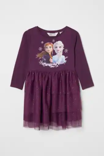 Vestido con falda de tul
